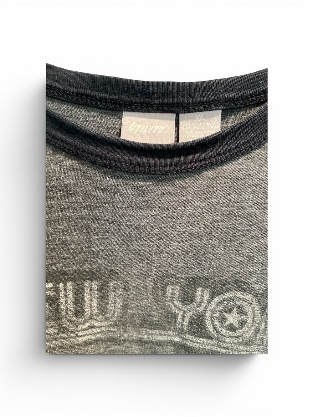 Gray 'New York' Ringer Utility Tee - Picture 4 of 6